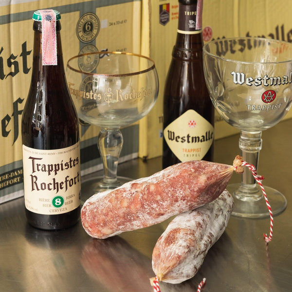 Trappist Beer Infused Saucissons: "A Match Made in Heaven"
