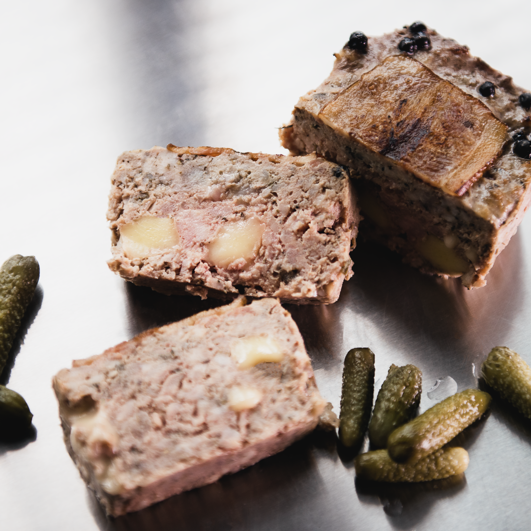 Terrine Smoked Bacon and Emmental Cheese